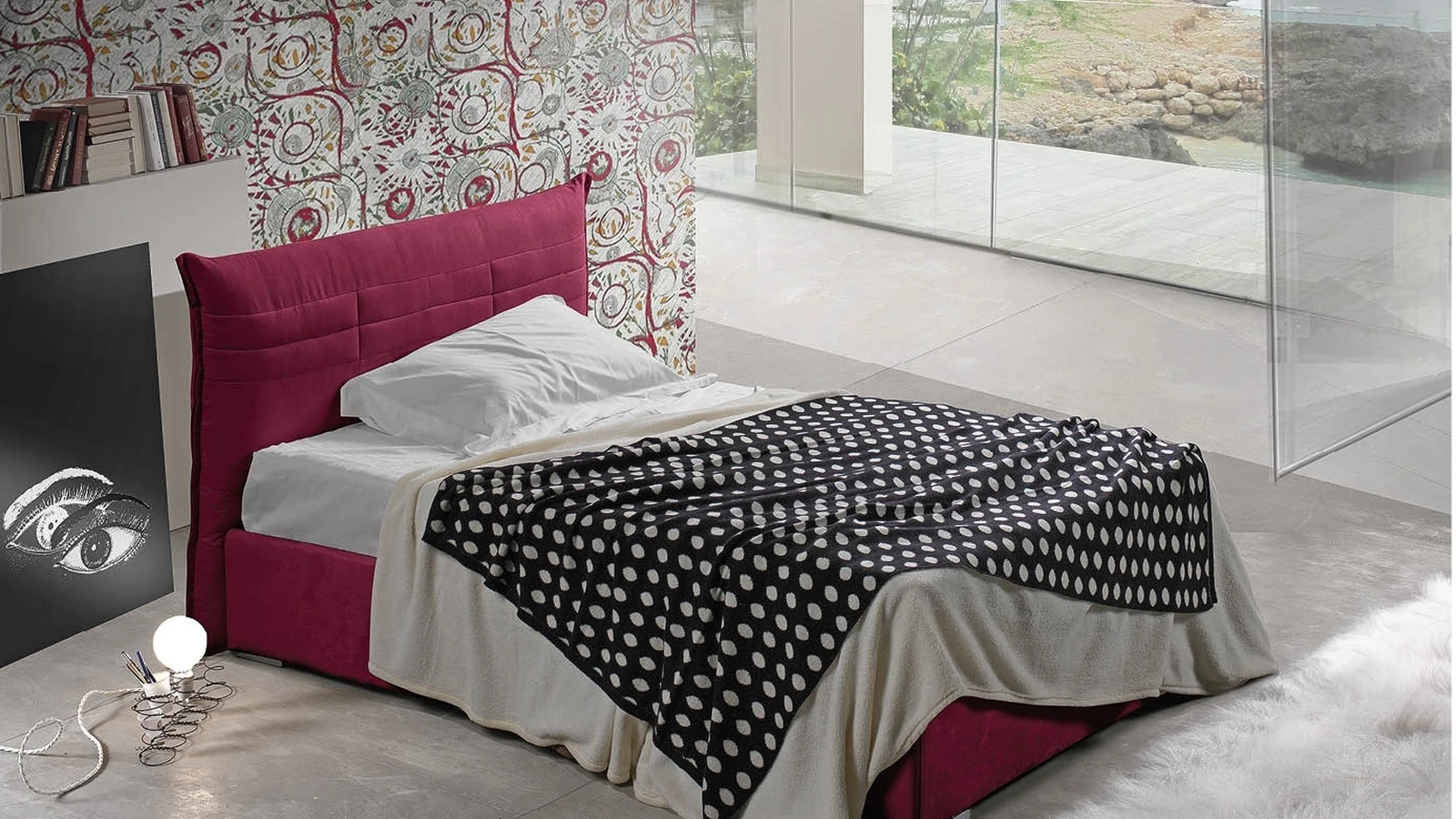 Letto singolo Zefiro di Lettissimi 