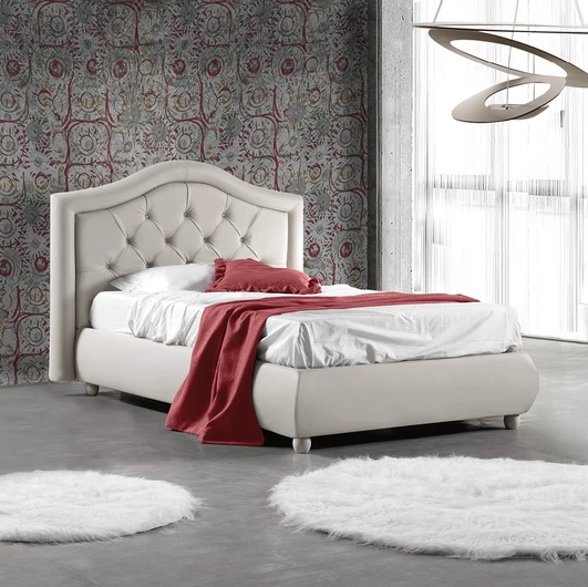 Letto singolo Sogno Capitonné di Lettissimi 