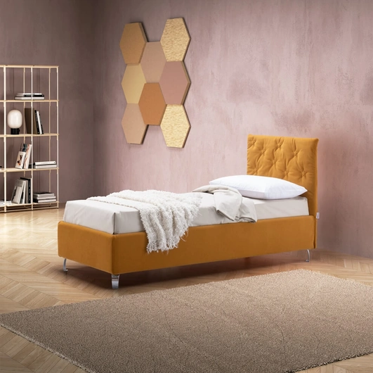 Letto singolo con box contenitore Stelle di Stilfar Italia