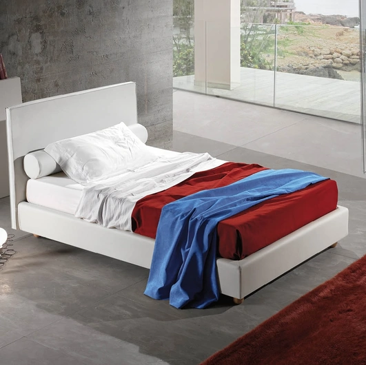 Letto singolo Vela Liscio di Lettissimi 