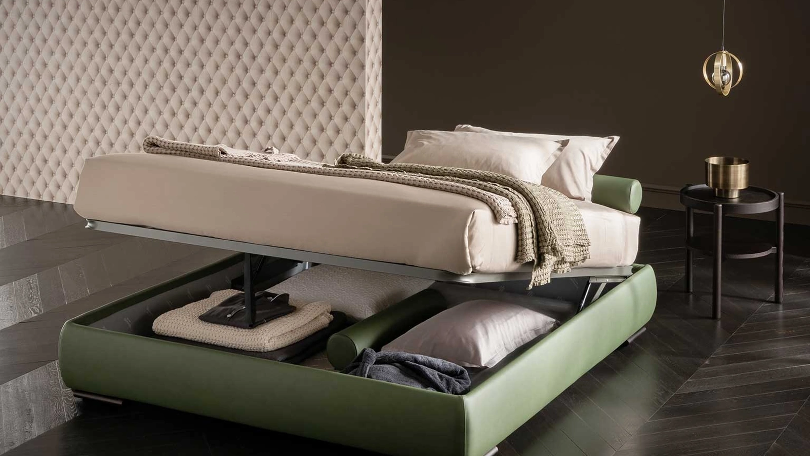 Letto Soul Sommier con box contenitore di Altrenotti
