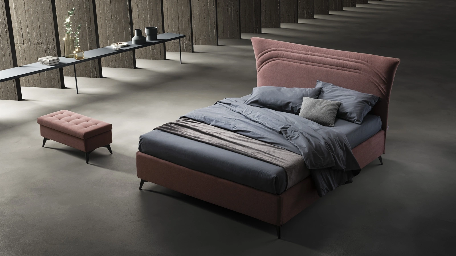 Letto con testiera Cecilia di Stilfar Italia