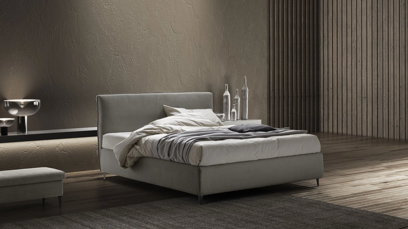 Letto con testiera Emma di Stilfar Italia