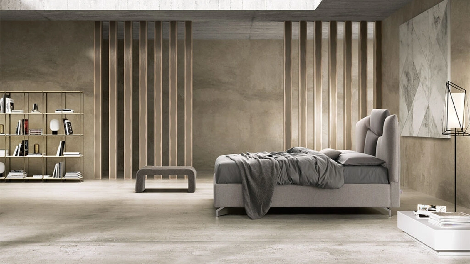 Letto con testiera Fantasy di Stilfar Italia