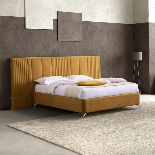 Letto Sommier 127 con testata a parete Matrix di Stilfar Italia