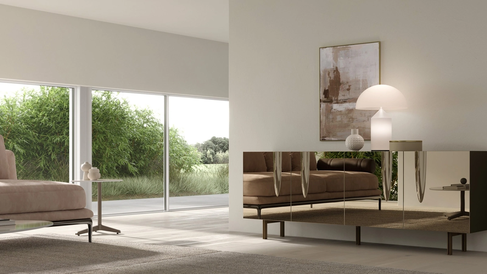 Madia Aura 220 in vetro a specchio di Target Point