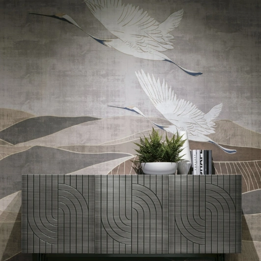 Madia Calliope 180 in laccato effetto spazzolato di Target Point