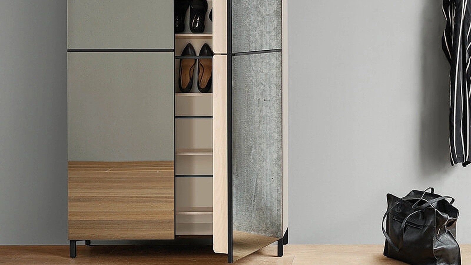 Mobile ingresso scarpiera Linear di Birex