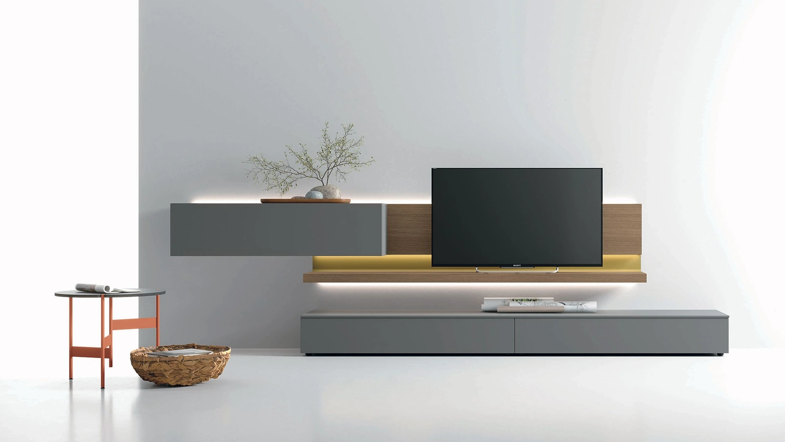 Mobile Porta Tv Atlante UNIT AT 142 di Tomasella