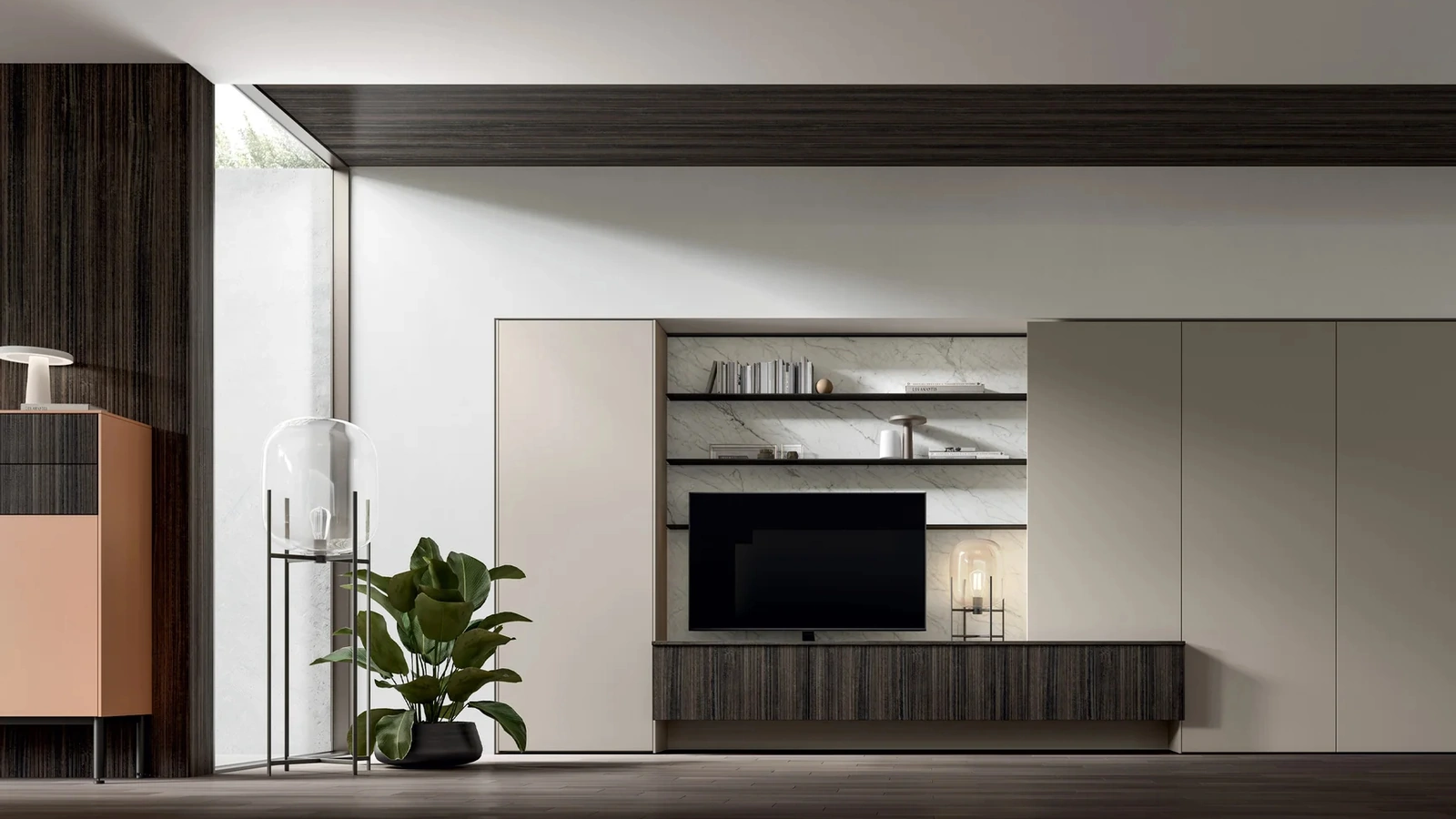 Parete Attrezzata Living Kali 02 di Arredo3