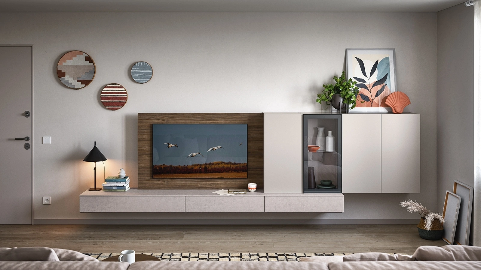 Parete Attrezzata 06C in melaminico di Cinquanta3