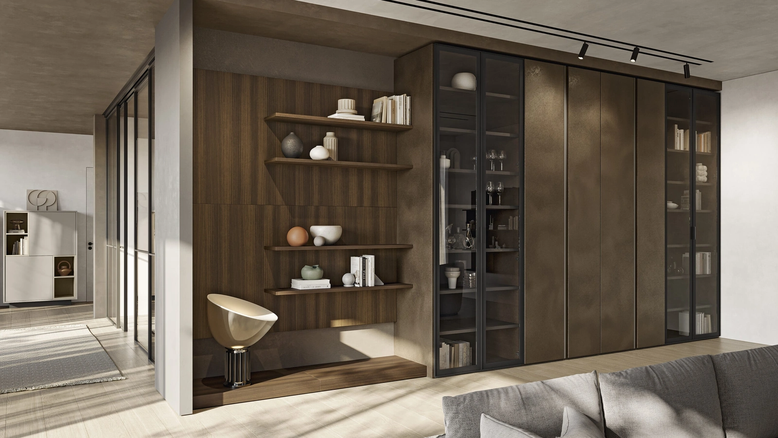 Parete Attrezzata Night & Day L02NS di Colombini Casa