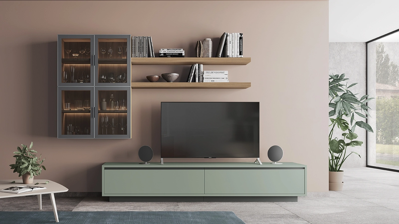 Parete Attrezzata Night & Day L05 di Colombini Casa