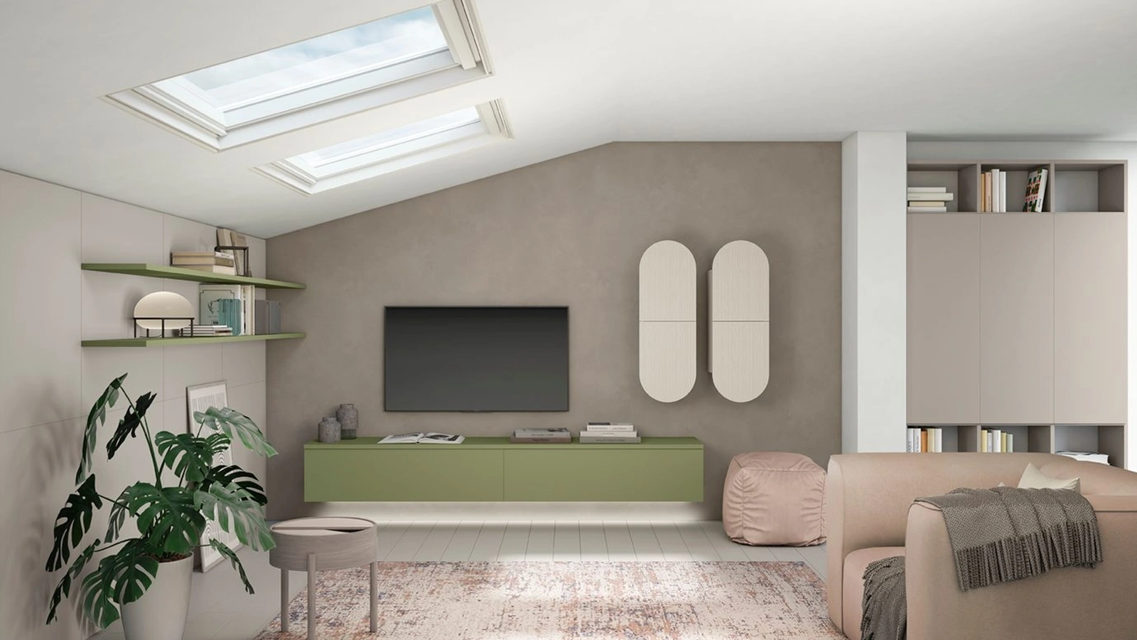 Parete Attrezzata Volo L005 di Colombini Casa