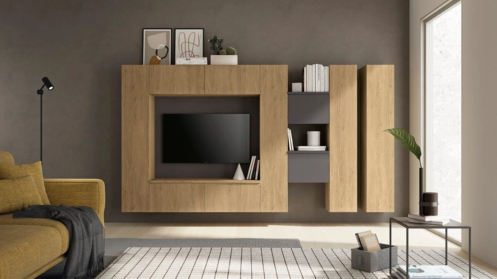 Parete Attrezzata Volo L006 di Colombini Casa