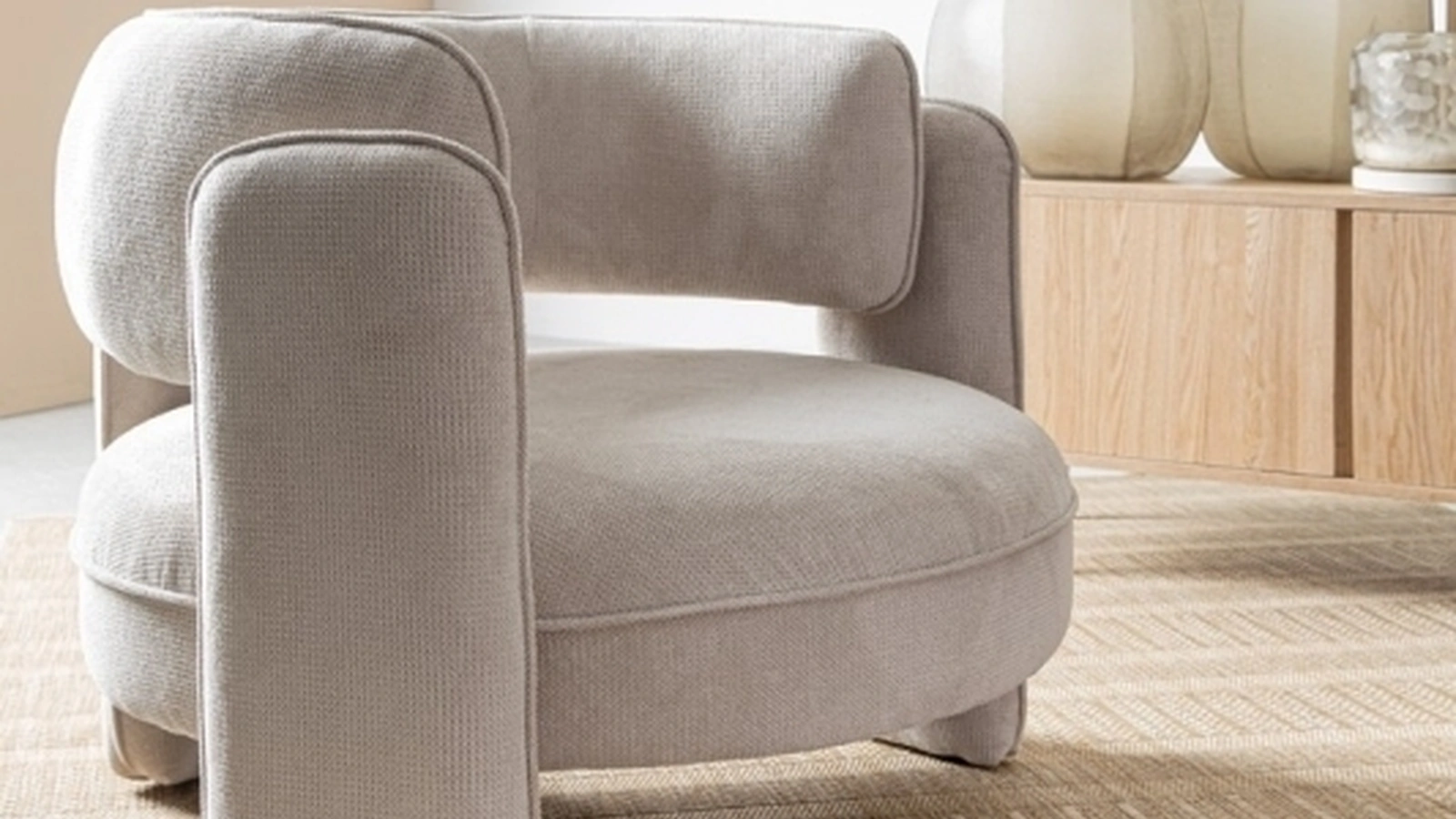 Poltroncina in tessuto Aisha di Bizzotto