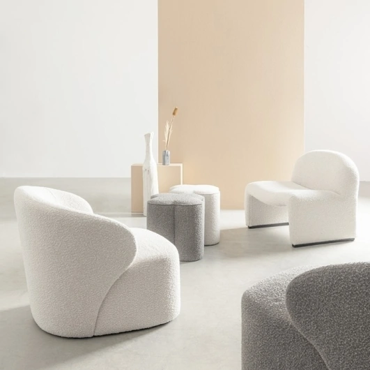 Poltroncina in tessuto Babila di Bizzotto