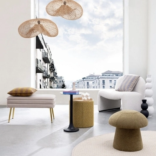 Poltroncina in tessuto Bassilla di Bizzotto