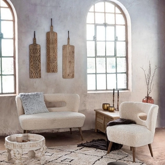 Poltroncina in tessuto Cortina di Bizzotto