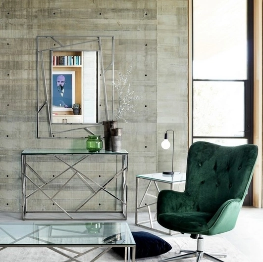 Poltrona Farida in velluto Verde di Bizzotto