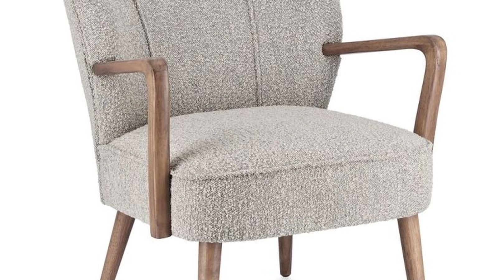 Poltroncina in tessuto e legno Moritz di Bizzotto