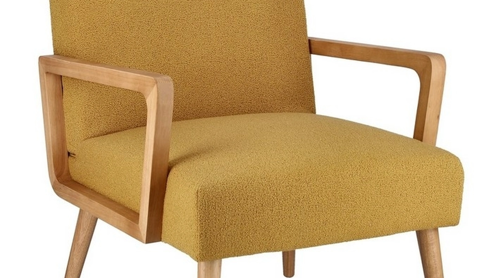 Poltroncina in tessuto e legno Veriana di Bizzotto