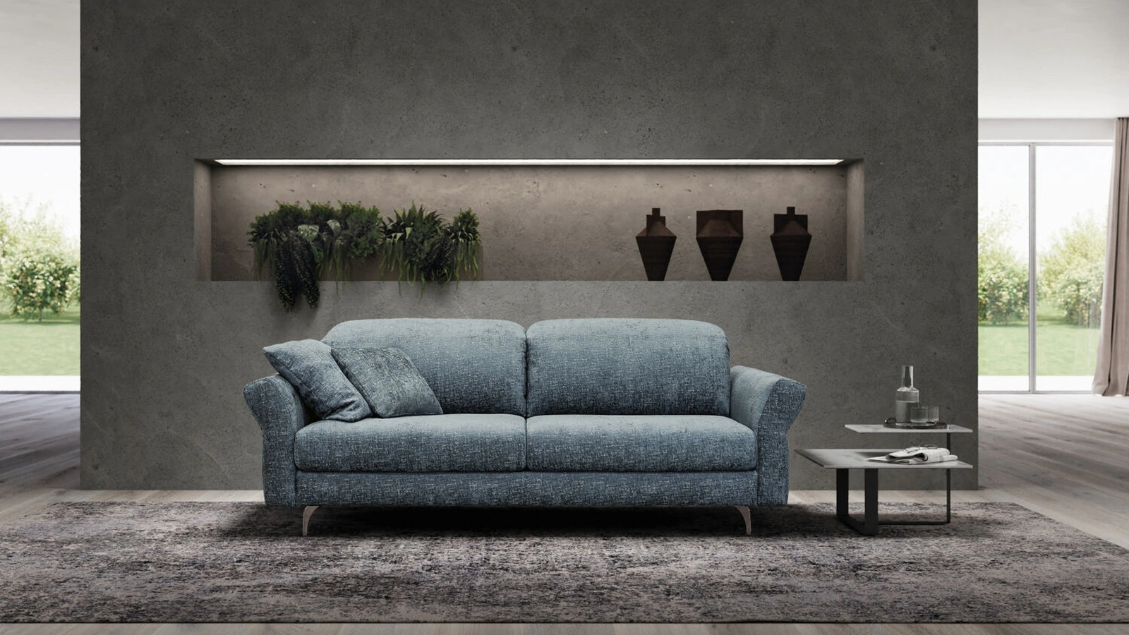 Divano lineare a due posti Amelie di Rizzetto