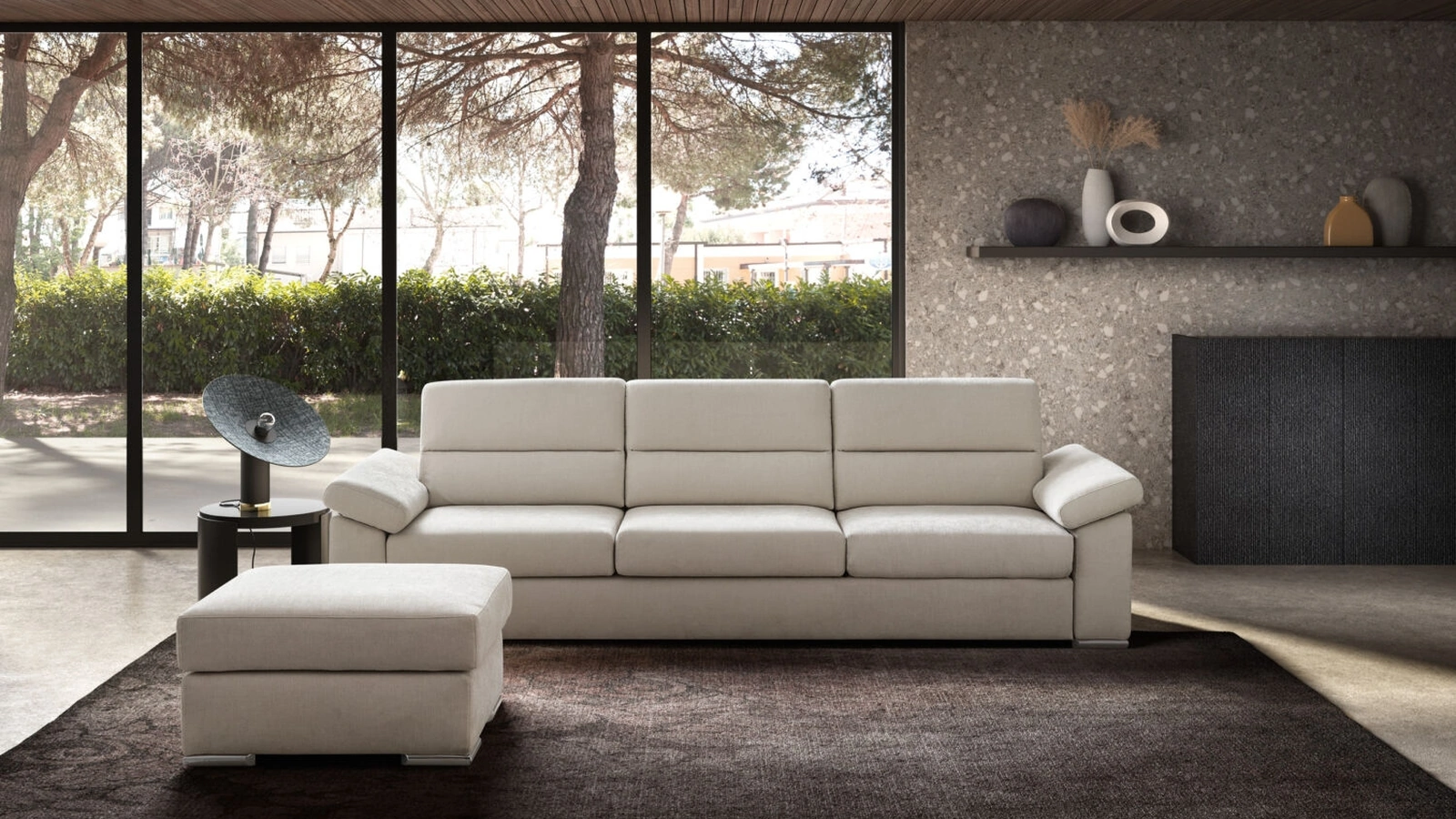 Divano lineare Grace di Rizzetto