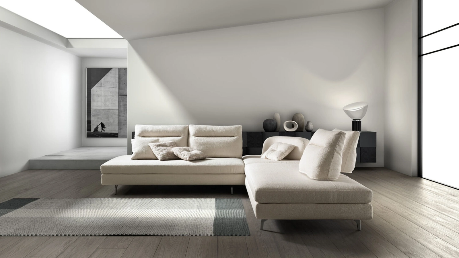 Divano angolare Loft di Rizzetto