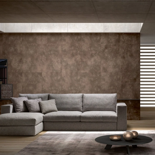 Divano con penisola Philippe di Rizzetto