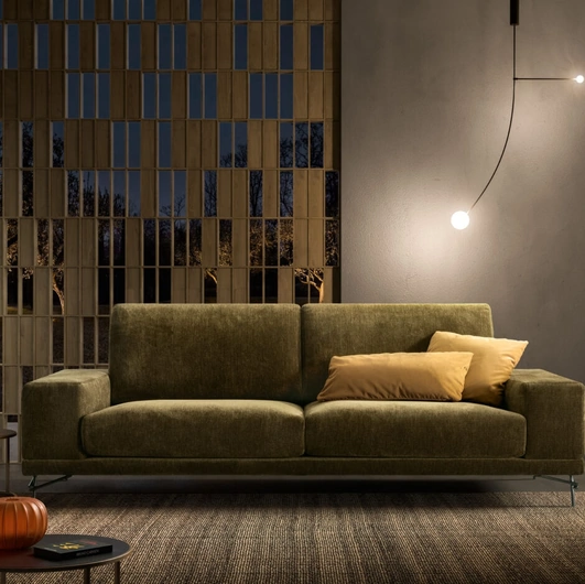 Divano lineare Platz di Rizzetto