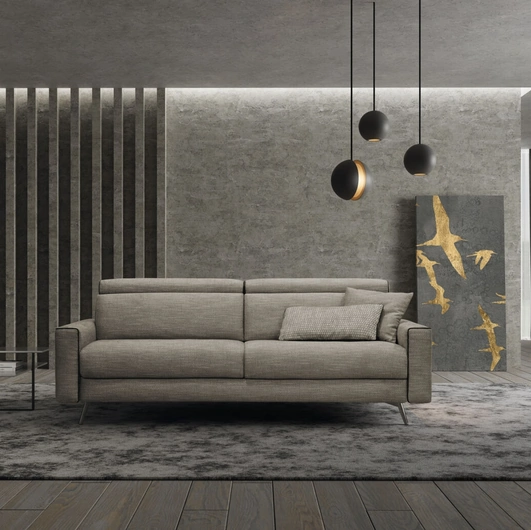 Divano lineare Square di Rizzetto