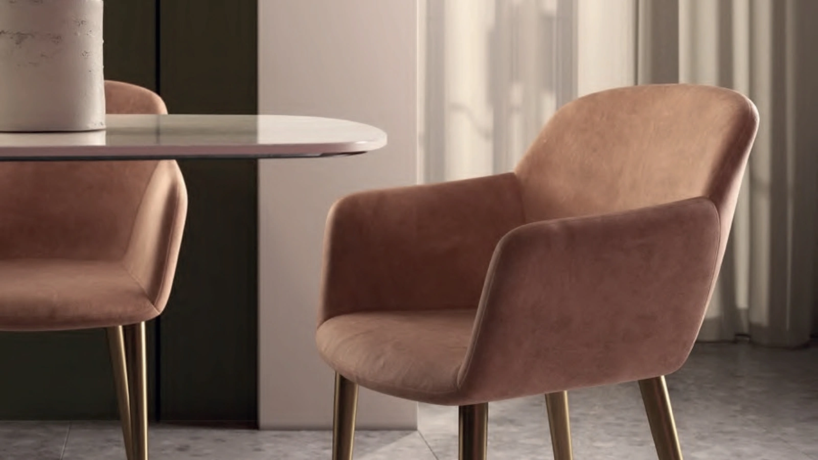 Sedia in nappa Cecilia de Di Lazzaro