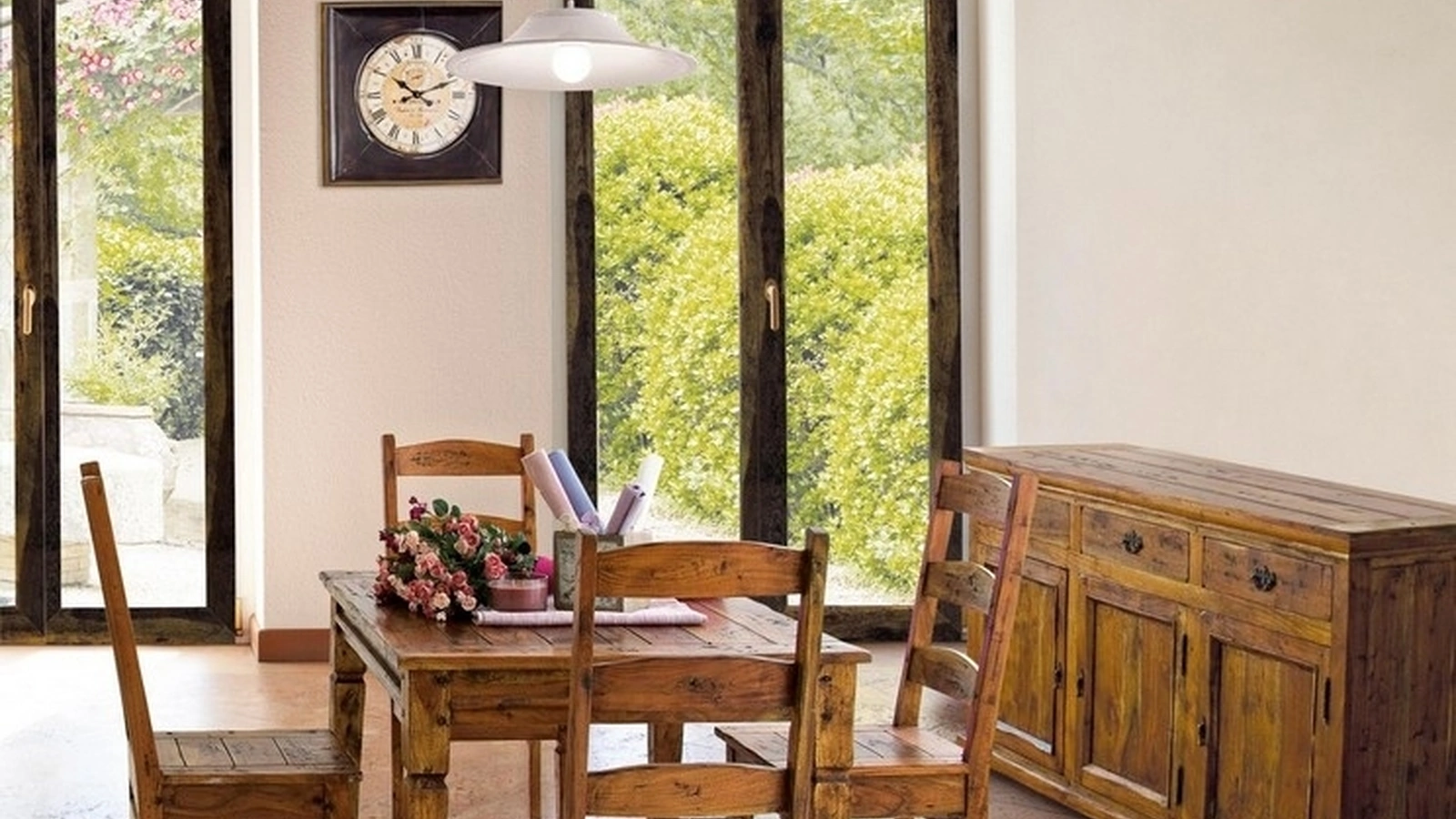 Sedia in legno d'acacia massiccio Chateaux di Bizzotto