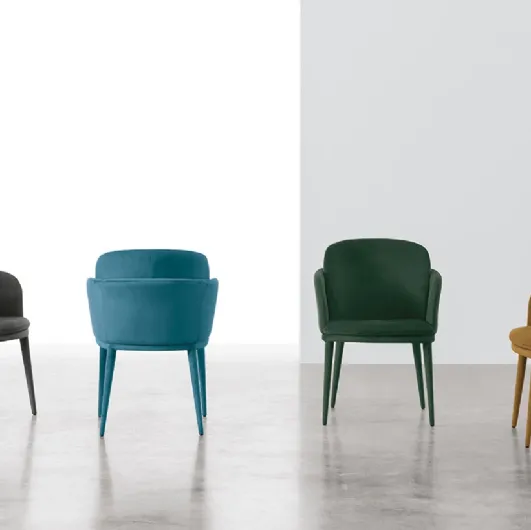 Sedia con braccioli Cleveland Poltroncina di Target Point