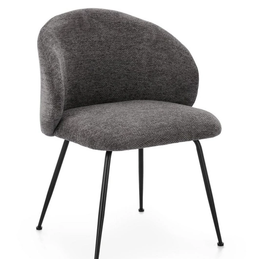 Sedia Gesien in tessuto imbottito di Bizzotto