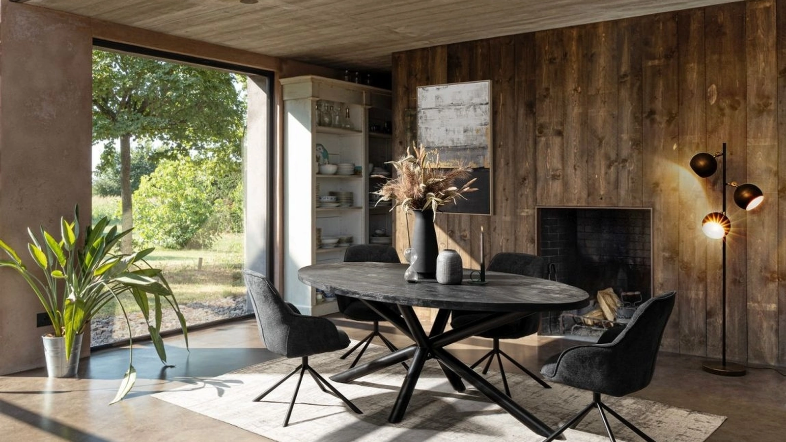 Sedia in tessuto Grant di Bizzotto