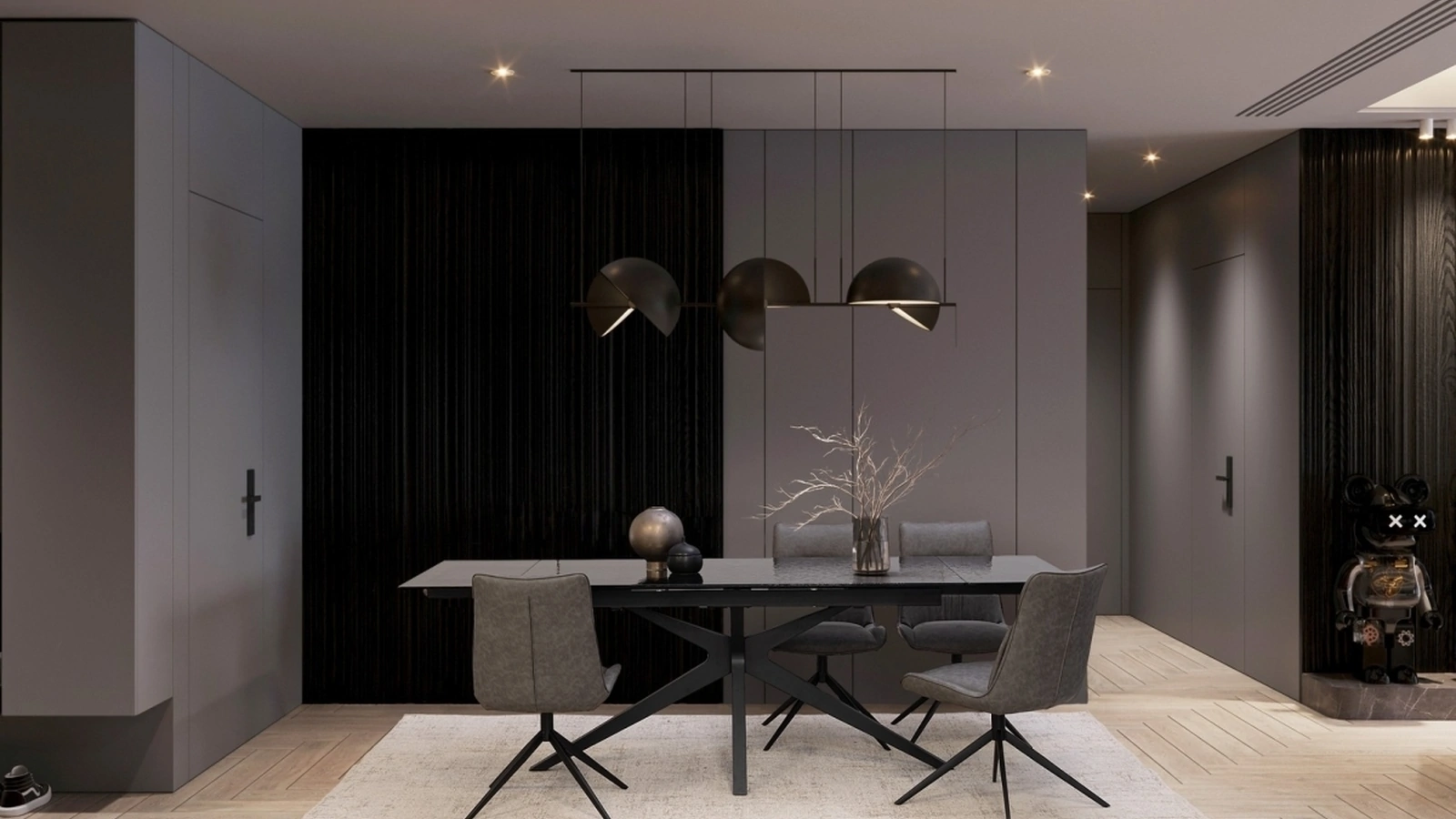 Sedia in ecopelle Jordan di Bizzotto