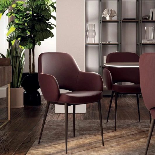 Sedia in pelle Love de Di Lazzaro