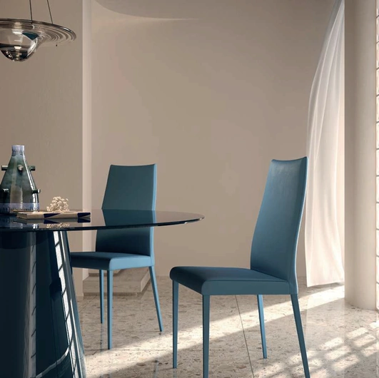 Sedia in pelle Nice de Di Lazzaro