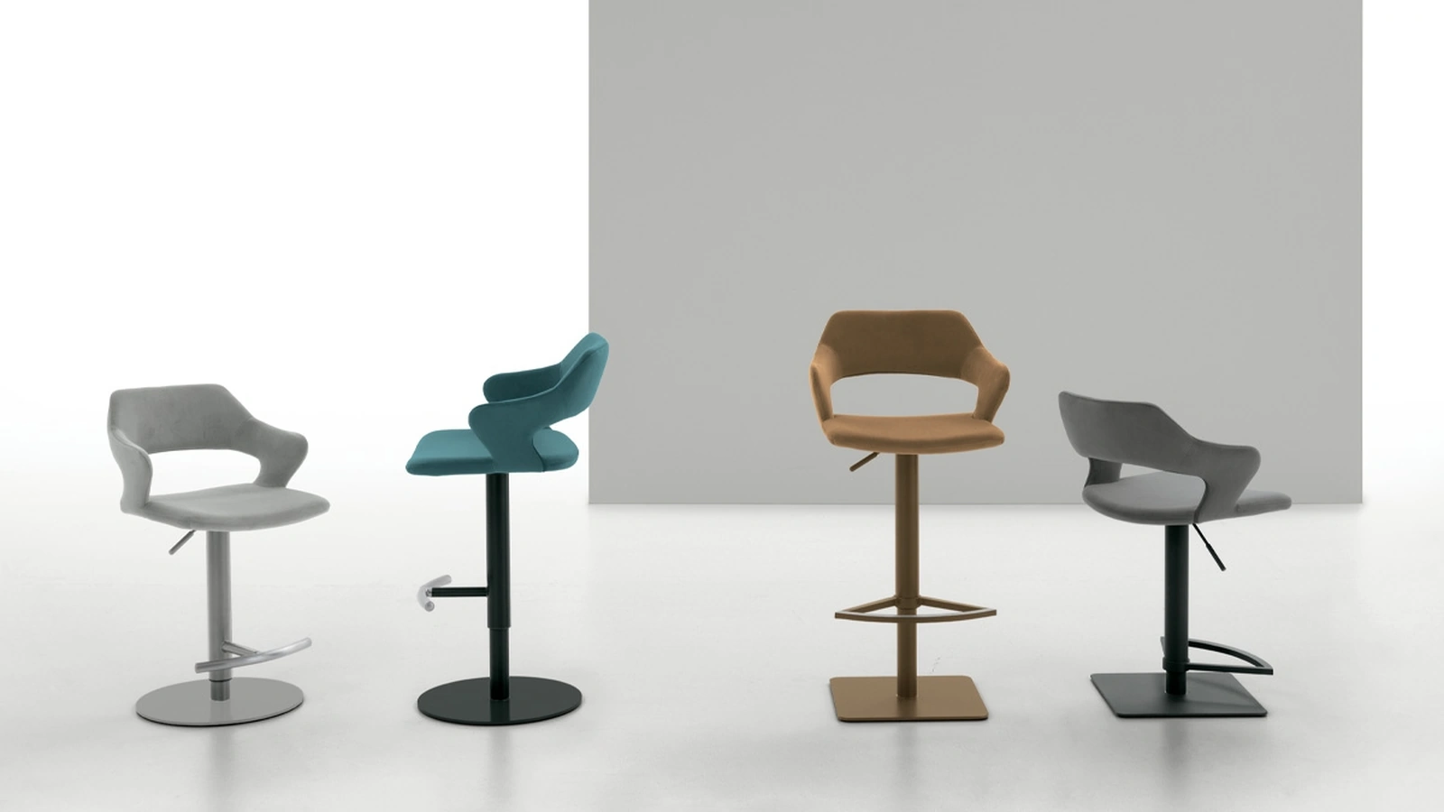 Sgabello regolabile in altezza Seattle di Target Point