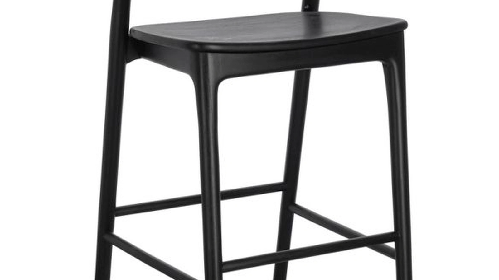 Sgabello Miley in teak di Bizzotto