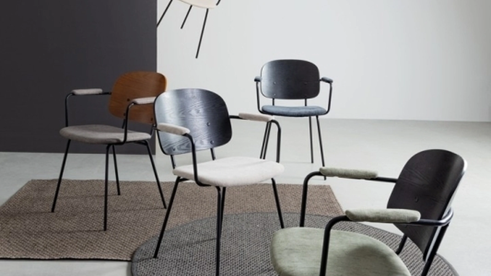 Sedia in legno con braccioli Sienna di Bizzotto