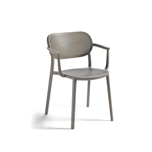 Sedia con bracciolo Sofia in tecnopolimero di Alta Corte