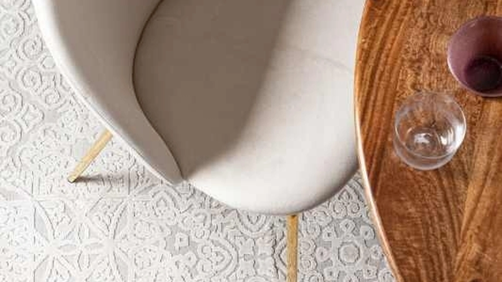 Sedia Tanya in tessuto di Bizzotto