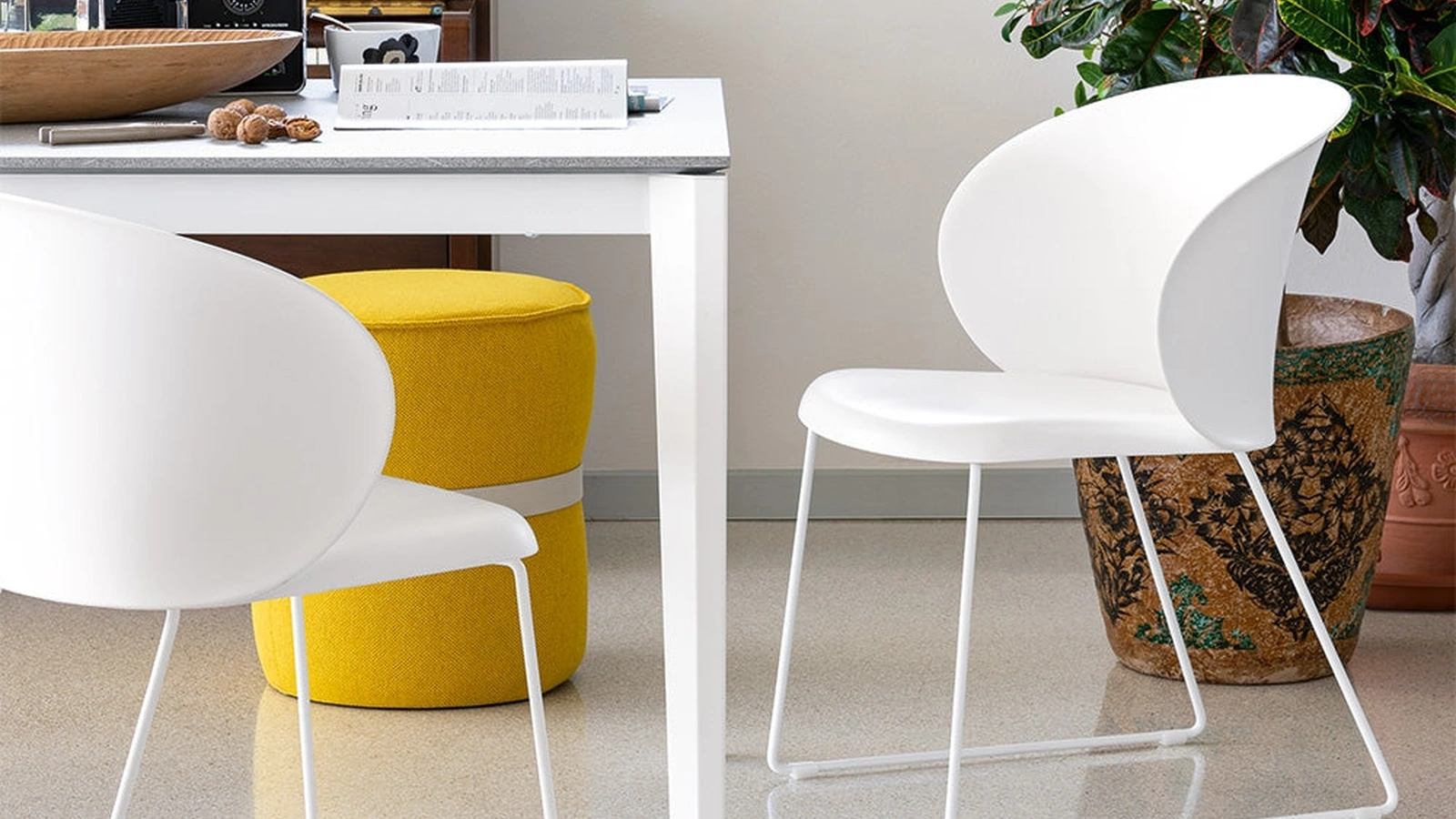 Sedia in polipropilene Tuka PL di Connubia