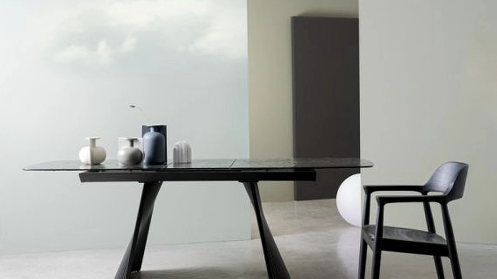 Tavolo allungabile Oliver Vetro di Bizzotto