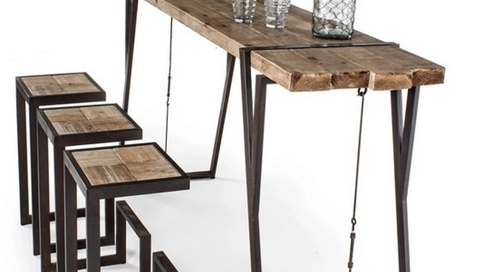 Tavolo in legno Blocks di Bizzotto