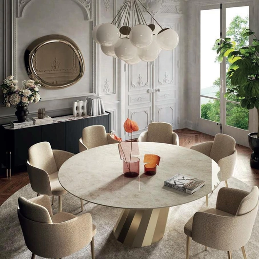 Tavolo Brera rotondo de Di Lazzaro