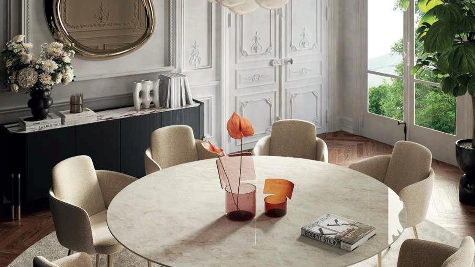 Tavolo Brera rotondo de Di Lazzaro